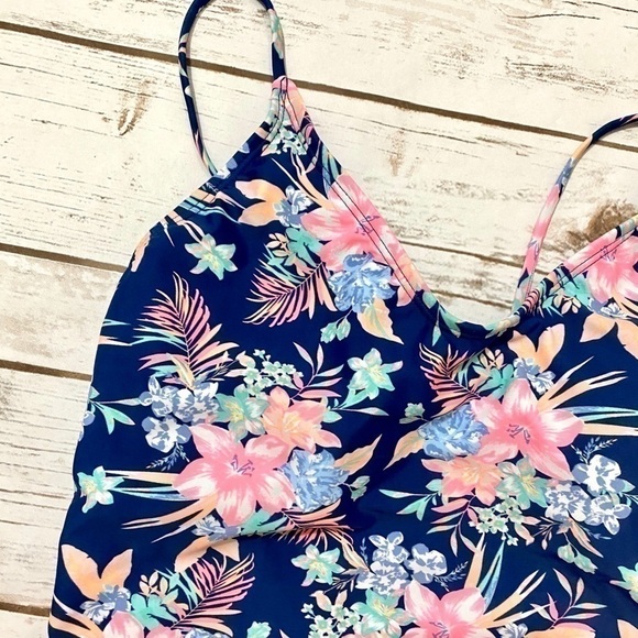 Arizona Tropical Print One Piece Swimming Suit - Picture 3 of 9